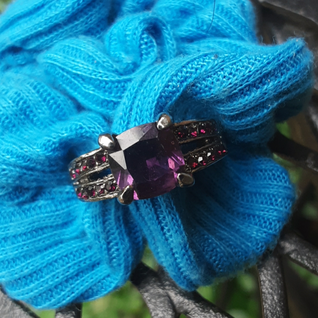 Purple/Black Ring